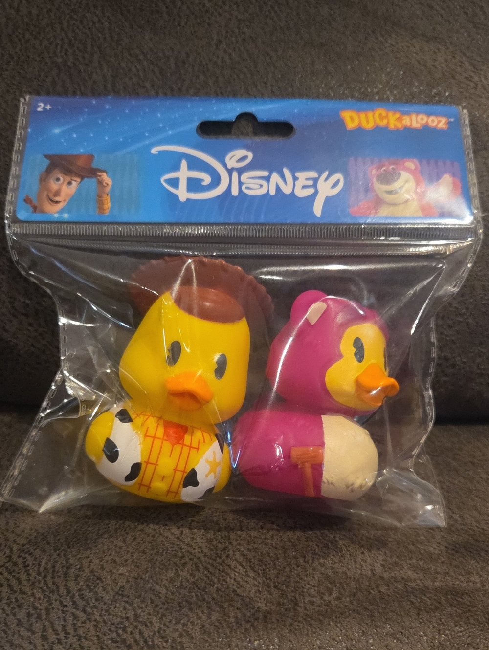Disney Duckalooz Woody & Lotso Rubber Duck Set
